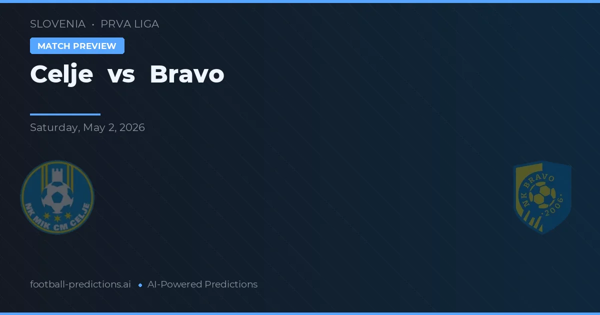 Celje vs Bravo preview