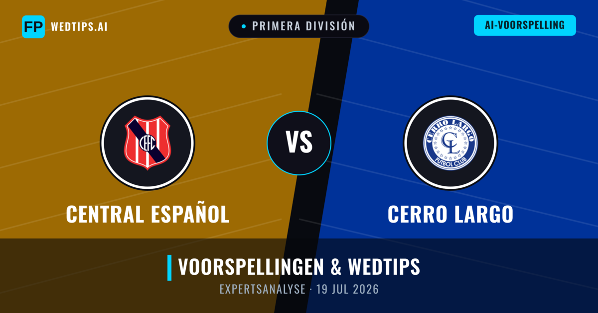 Central Español vs Cerro Largo — voorspelling en vooruitblik wedstrijd