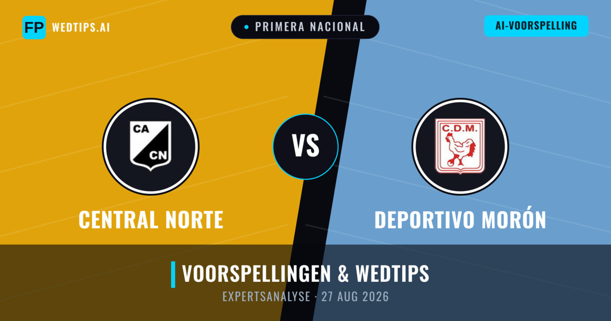 Central Norte vs Deportivo Morón — voorspelling en vooruitblik wedstrijd