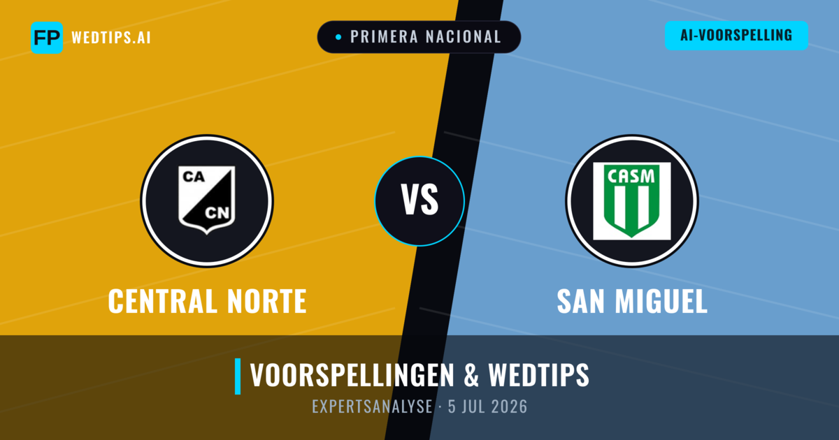 Central Norte vs San Miguel — voorspelling en vooruitblik wedstrijd