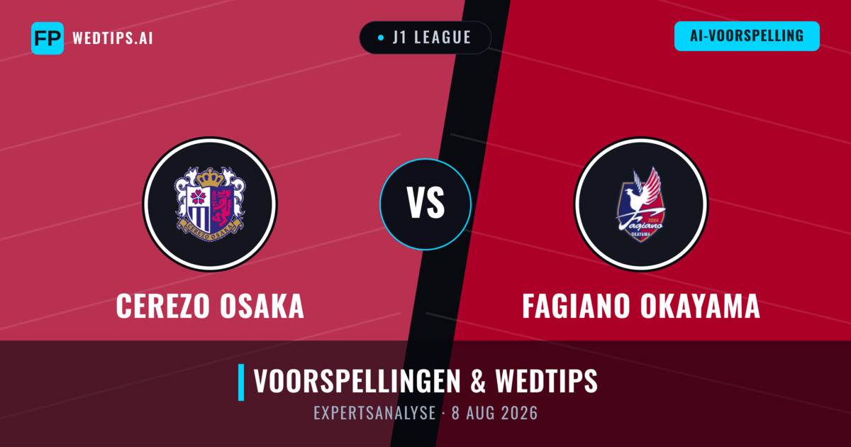 Cerezo Osaka vs Fagiano Okayama — voorspelling en vooruitblik wedstrijd