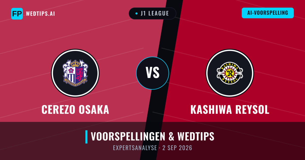 Cerezo Osaka vs Kashiwa Reysol — voorspelling en vooruitblik wedstrijd