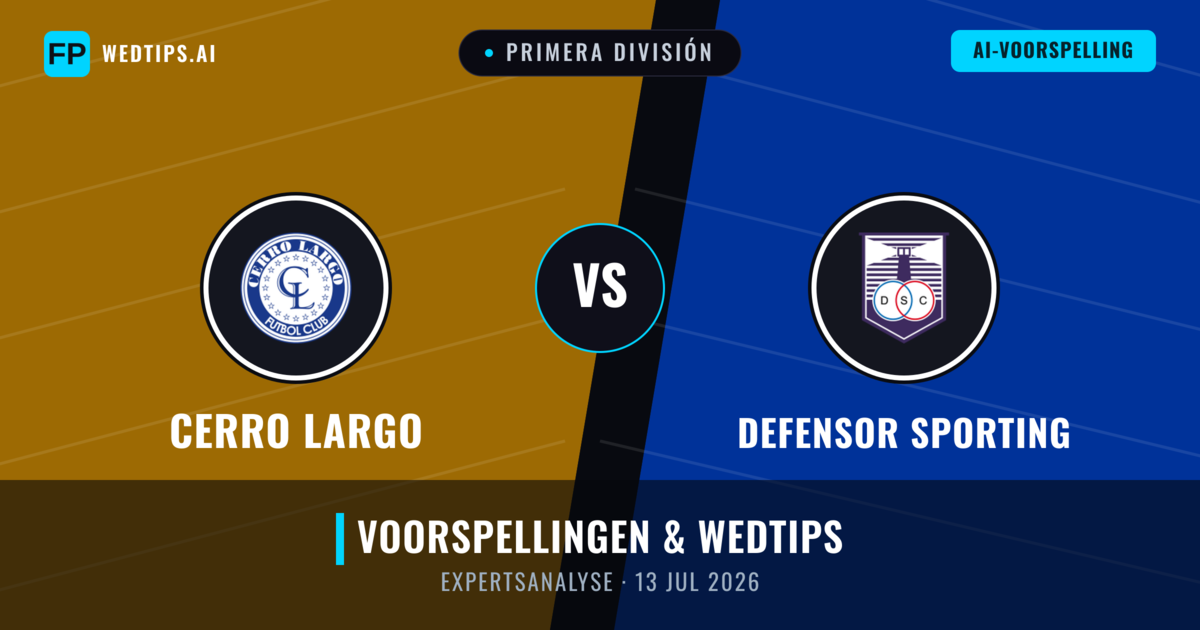 Cerro Largo vs Defensor Sporting — voorspelling en vooruitblik wedstrijd