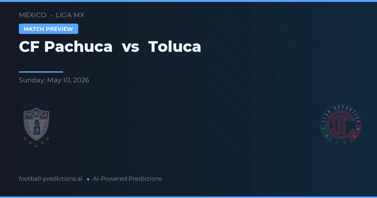 CF Pachuca vs Toluca — voorspelling en vooruitblik wedstrijd