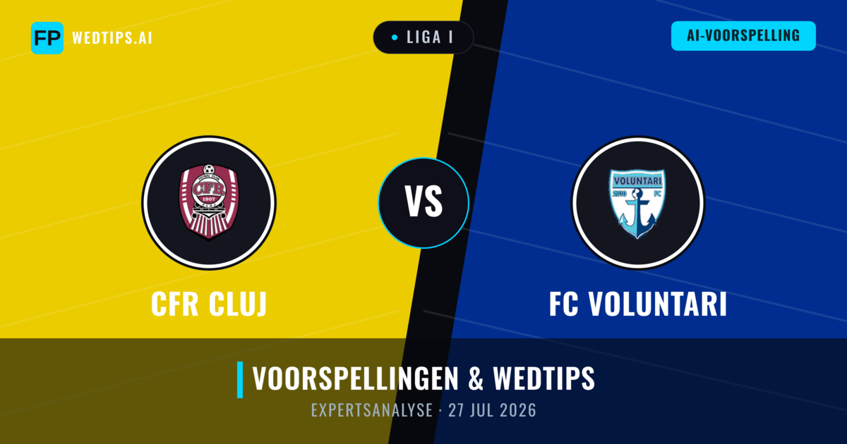 CFR Cluj vs FC Voluntari — voorspelling en vooruitblik wedstrijd