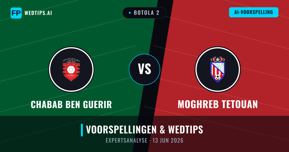 Chabab Ben Guerir vs Moghreb Tetouan — voorspelling en vooruitblik wedstrijd