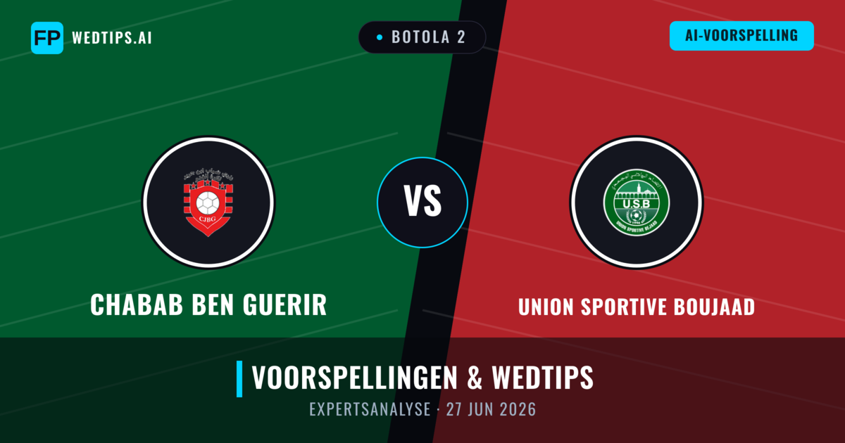 Chabab Ben Guerir vs Union Sportive Boujaad — voorspelling en vooruitblik wedstrijd