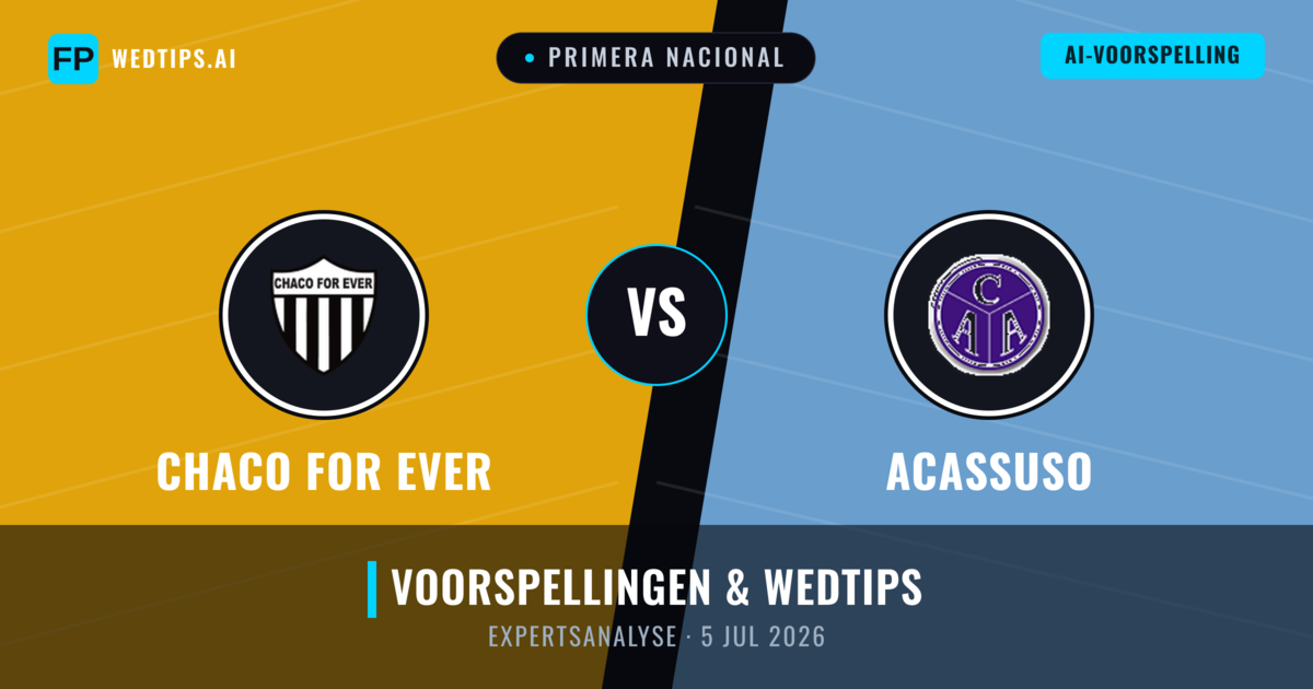 Chaco For Ever vs Acassuso — voorspelling en vooruitblik wedstrijd