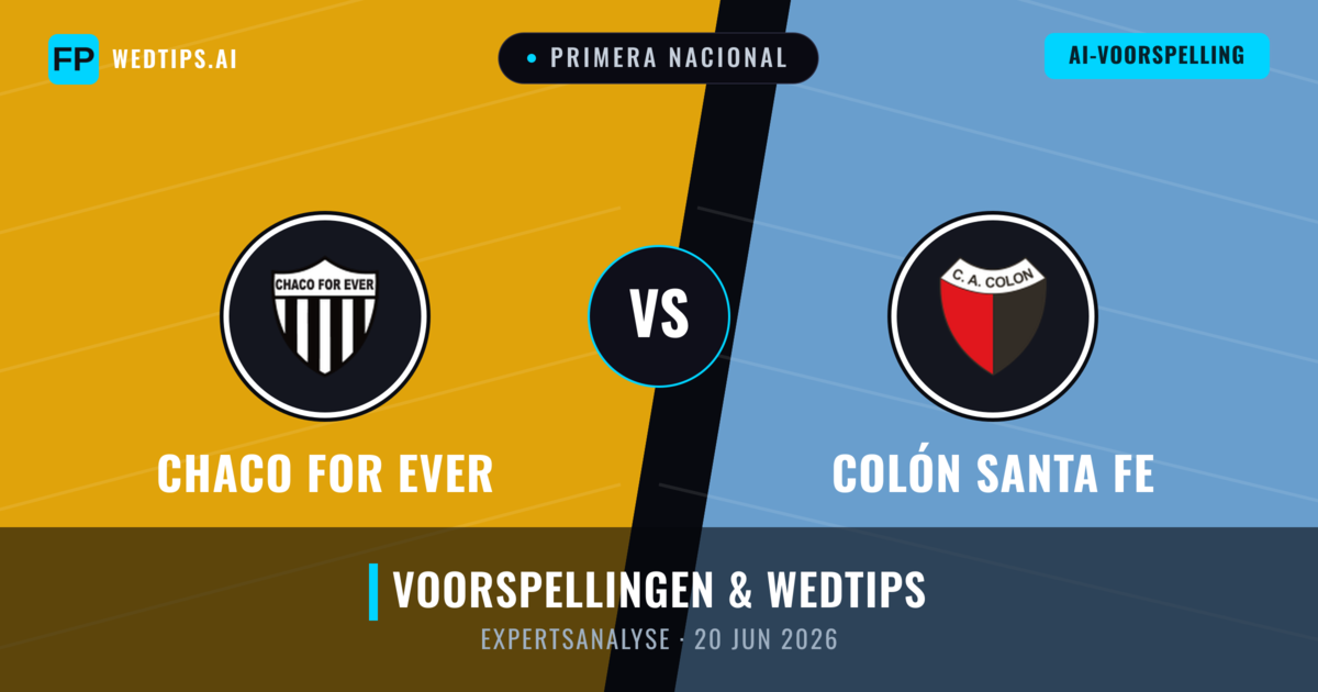 Chaco For Ever vs Colón Santa Fe — voorspelling en vooruitblik wedstrijd