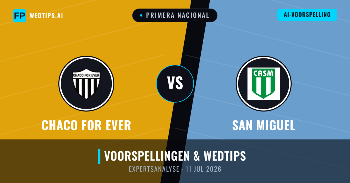 Chaco For Ever vs San Miguel — voorspelling en vooruitblik wedstrijd