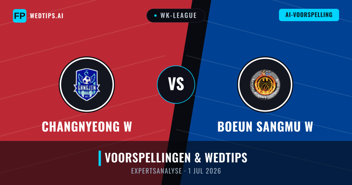 Changnyeong W vs Boeun Sangmu W — voorspelling en vooruitblik wedstrijd