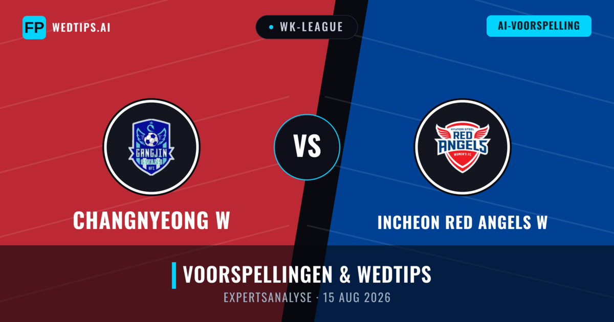 Changnyeong W vs Incheon Red Angels W — voorspelling en vooruitblik wedstrijd