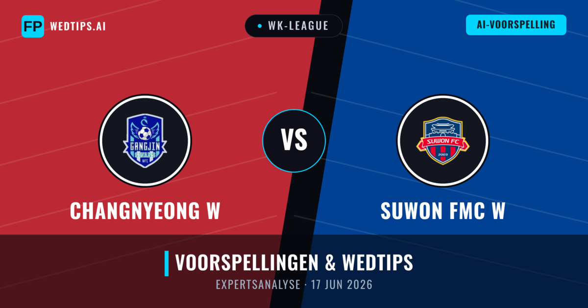 Changnyeong W vs Suwon FMC W — voorspelling en vooruitblik wedstrijd