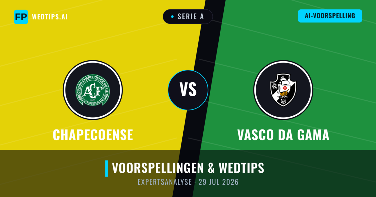 Chapecoense vs Vasco da Gama — voorspelling en vooruitblik wedstrijd
