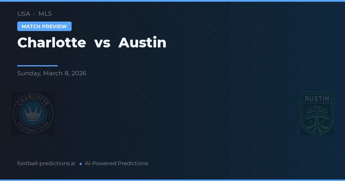 Charlotte vs Austin — voorspelling en vooruitblik wedstrijd