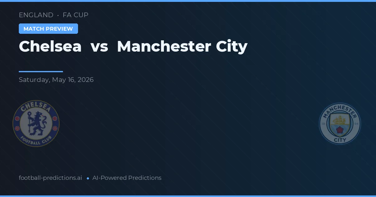 Chelsea vs Manchester City — voorspelling en vooruitblik wedstrijd