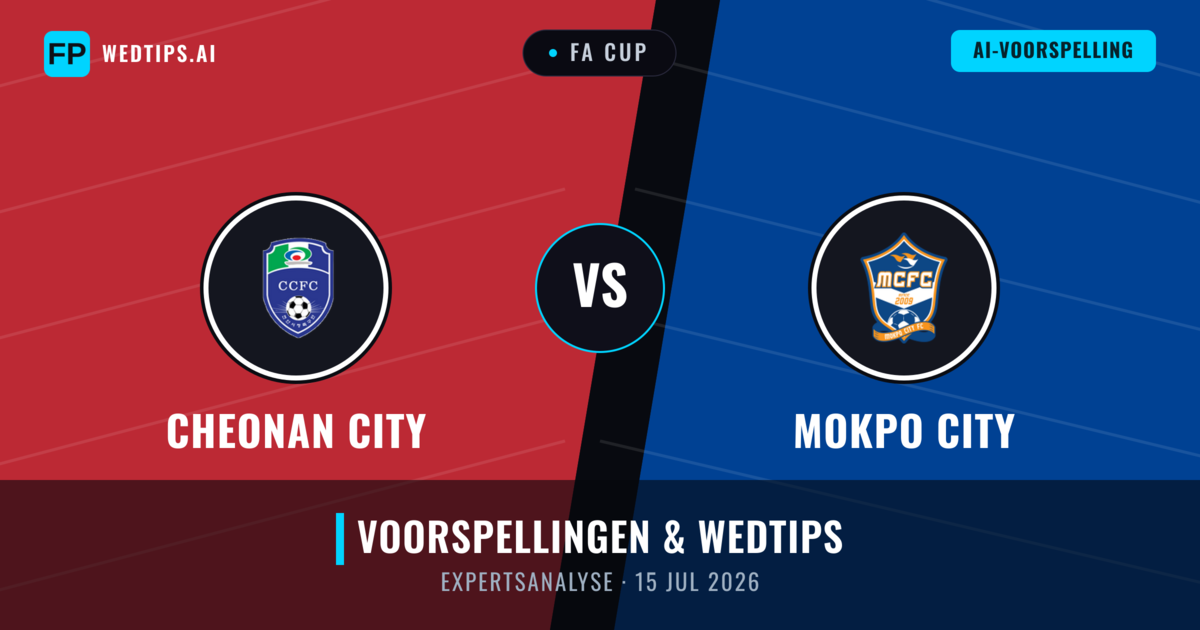 Cheonan City vs Mokpo City — voorspelling en vooruitblik wedstrijd