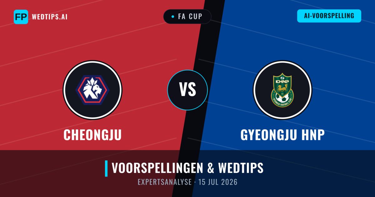 Cheongju vs Gyeongju HNP — voorspelling en vooruitblik wedstrijd