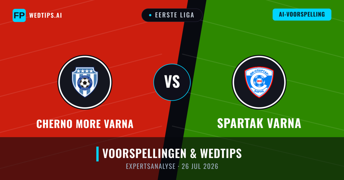 Cherno More Varna vs Spartak Varna — voorspelling en vooruitblik wedstrijd