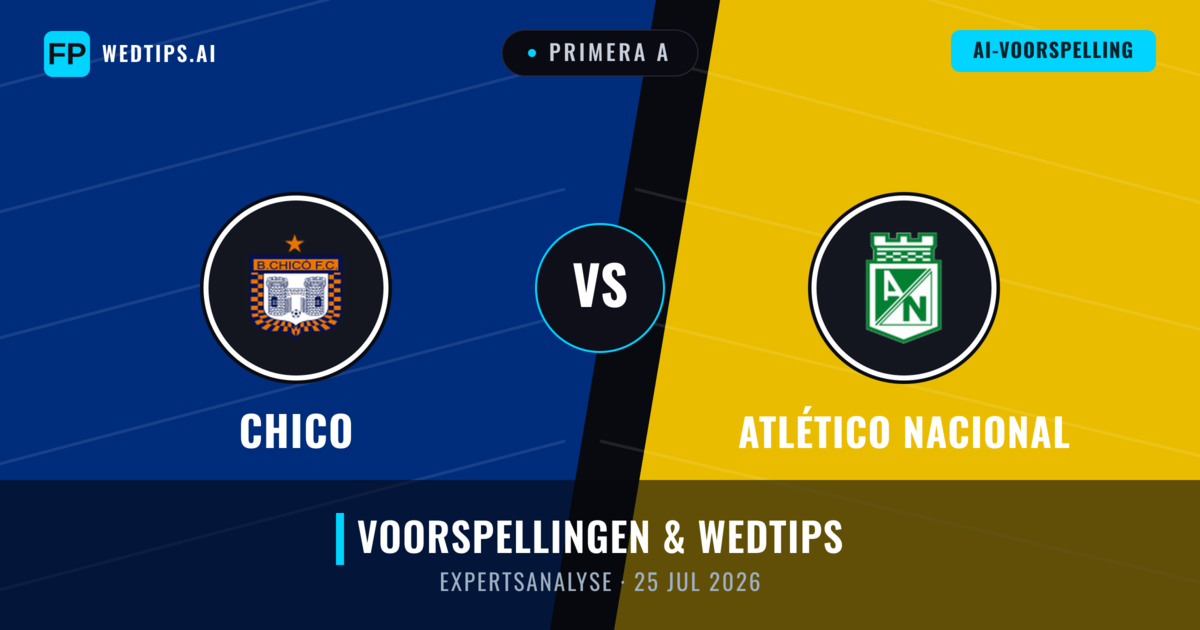 Chico vs Atlético Nacional — voorspelling en vooruitblik wedstrijd