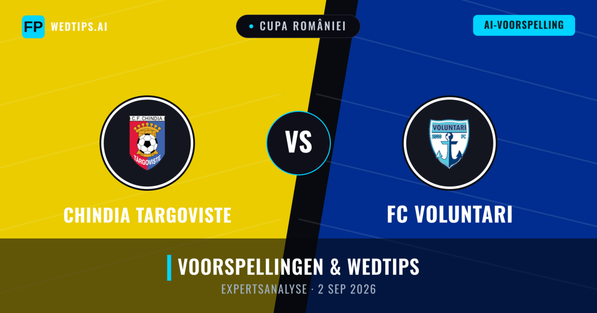 Chindia Targoviste vs FC Voluntari — voorspelling en vooruitblik wedstrijd