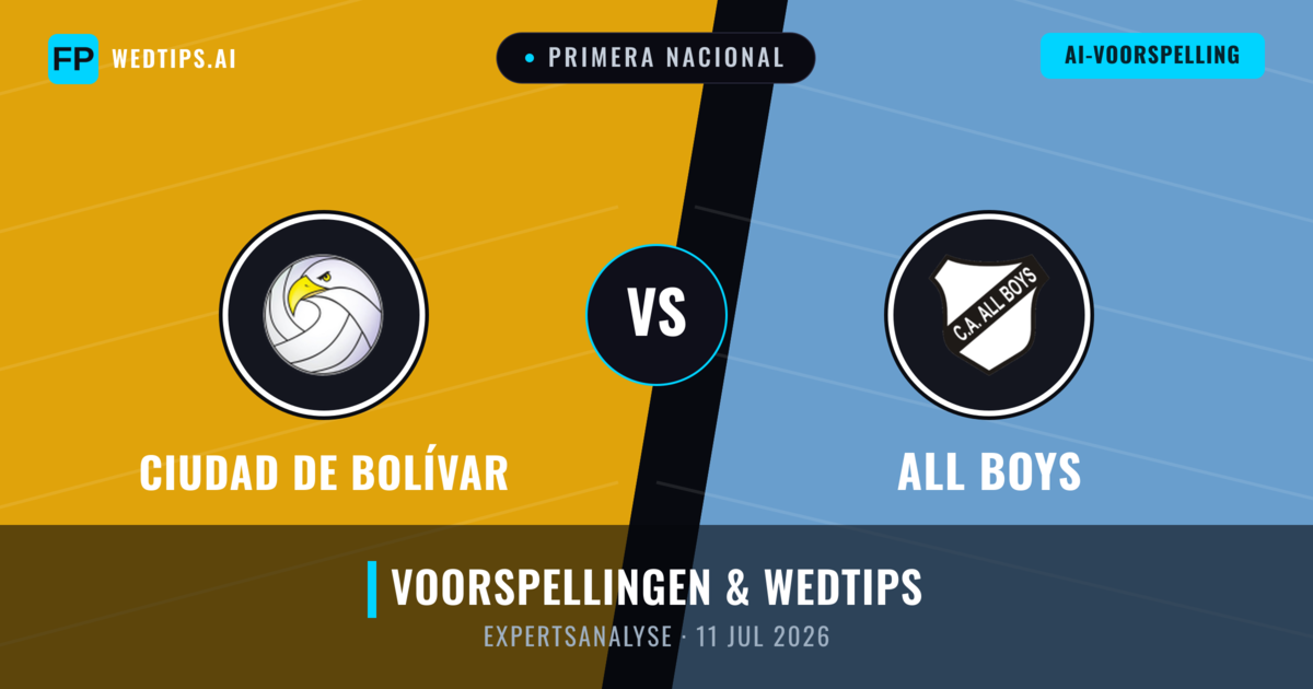 Ciudad de Bolívar vs All Boys — voorspelling en vooruitblik wedstrijd