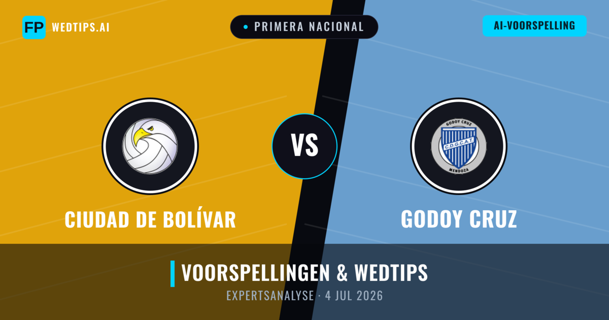 Ciudad de Bolívar vs Godoy Cruz — voorspelling en vooruitblik wedstrijd