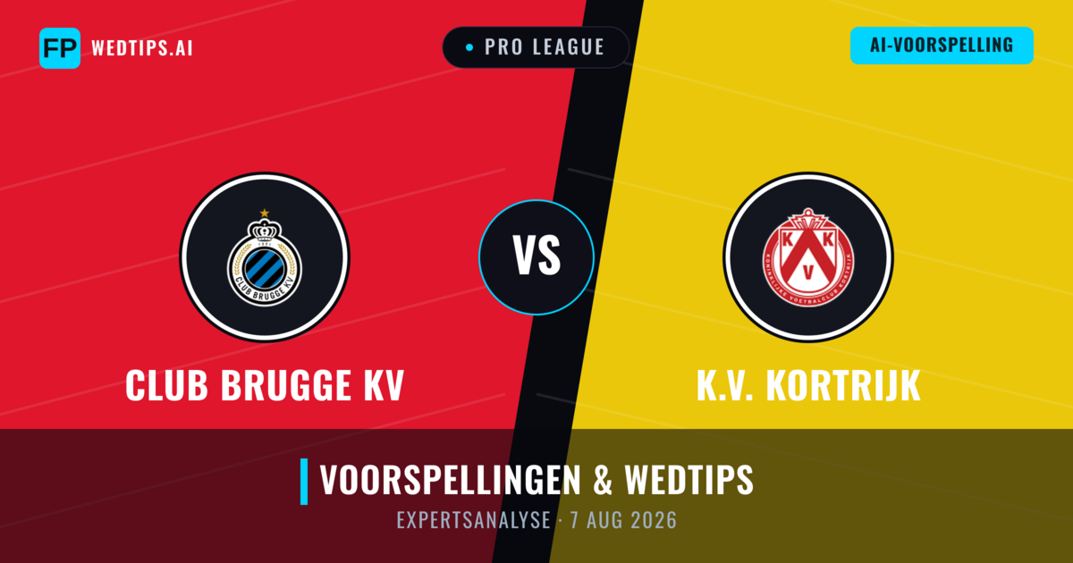 Club Brugge KV vs K.V. Kortrijk — voorspelling en vooruitblik wedstrijd