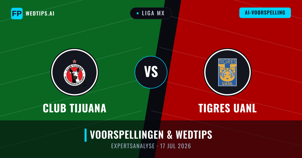 Club Tijuana vs Tigres UANL — voorspelling en vooruitblik wedstrijd