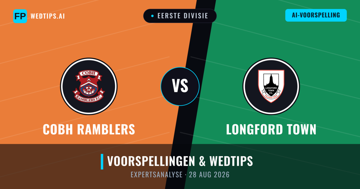 Cobh Ramblers vs Longford Town — voorspelling en vooruitblik wedstrijd