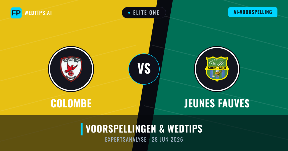 Colombe vs Jeunes Fauves — voorspelling en vooruitblik wedstrijd