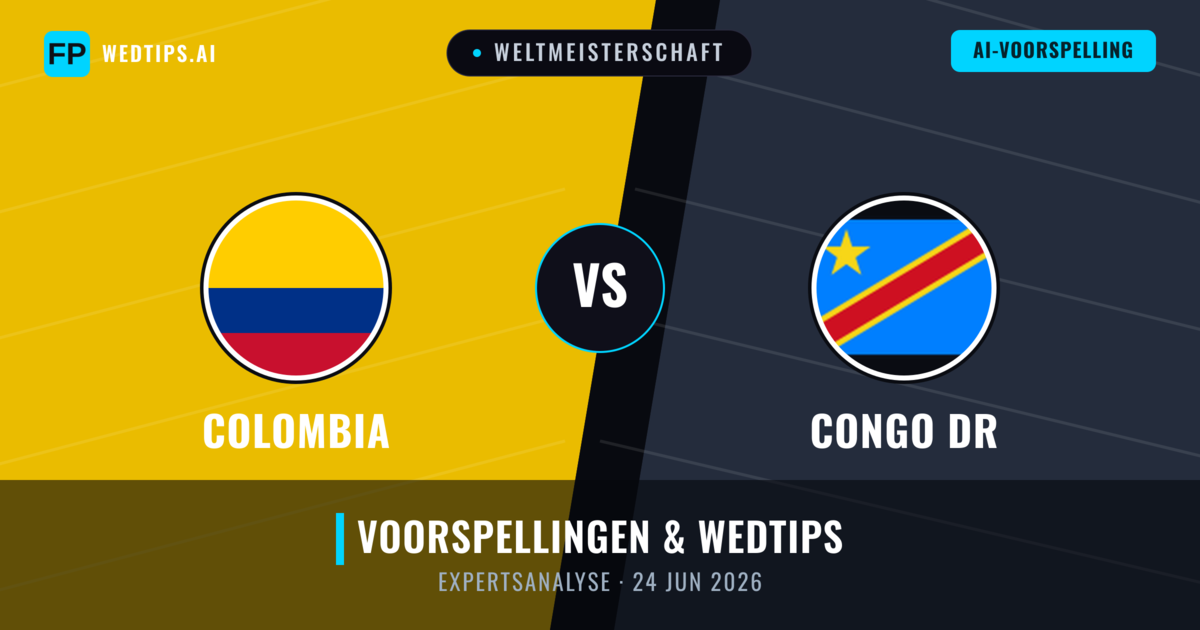 Colombia vs Congo DR — voorspelling en vooruitblik wedstrijd