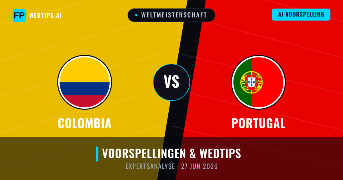 Colombia vs Portugal — voorspelling en vooruitblik wedstrijd