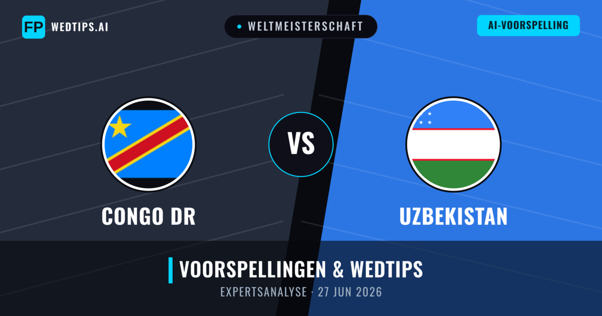 Congo DR vs Uzbekistan — voorspelling en vooruitblik wedstrijd