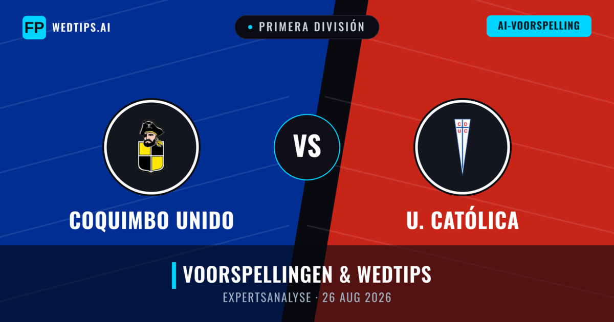 Coquimbo Unido vs U. Católica — voorspelling en vooruitblik wedstrijd