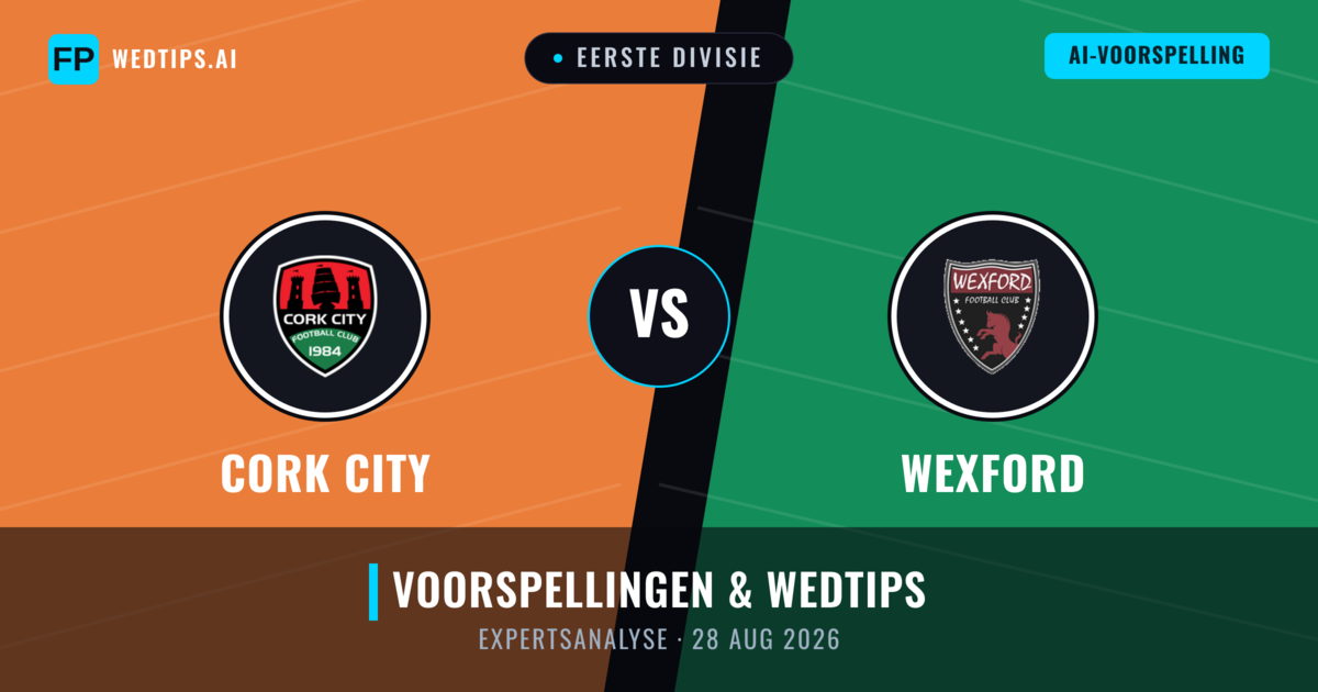 Cork City vs Wexford — voorspelling en vooruitblik wedstrijd