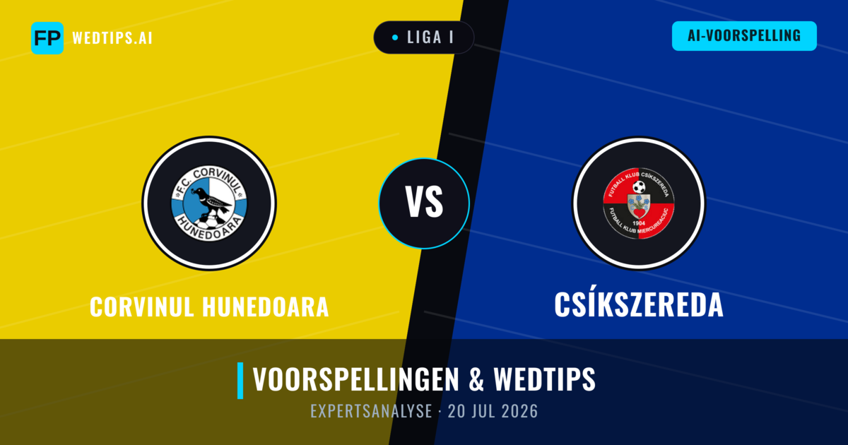 Corvinul Hunedoara vs Csíkszereda — voorspelling en vooruitblik wedstrijd