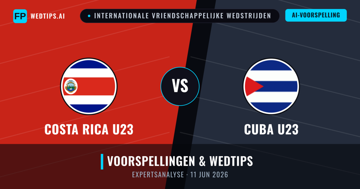 Costa Rica U23 vs Cuba U23 — voorspelling en vooruitblik wedstrijd
