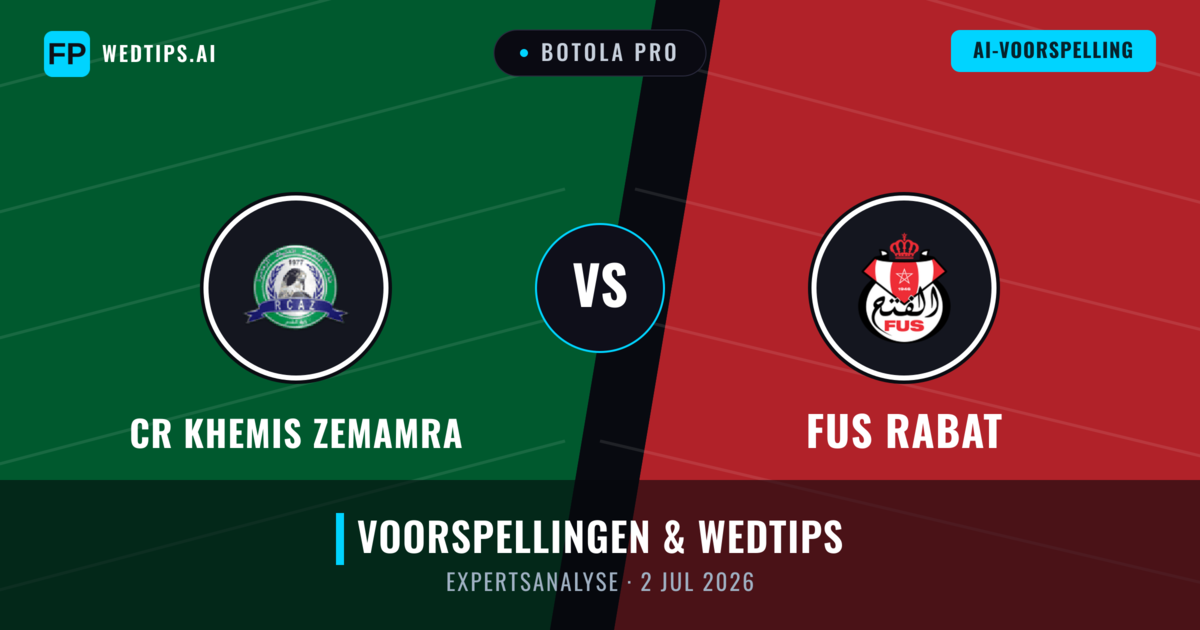 CR Khemis Zemamra vs FUS Rabat — voorspelling en vooruitblik wedstrijd