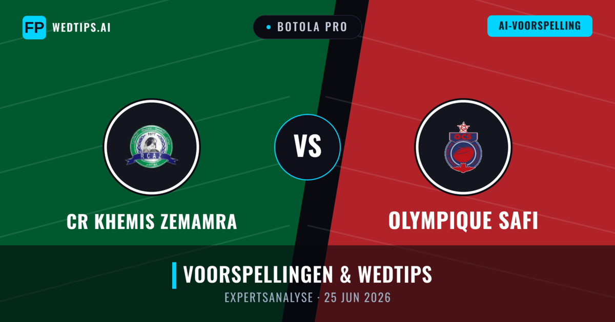 CR Khemis Zemamra vs Olympique Safi — voorspelling en vooruitblik wedstrijd