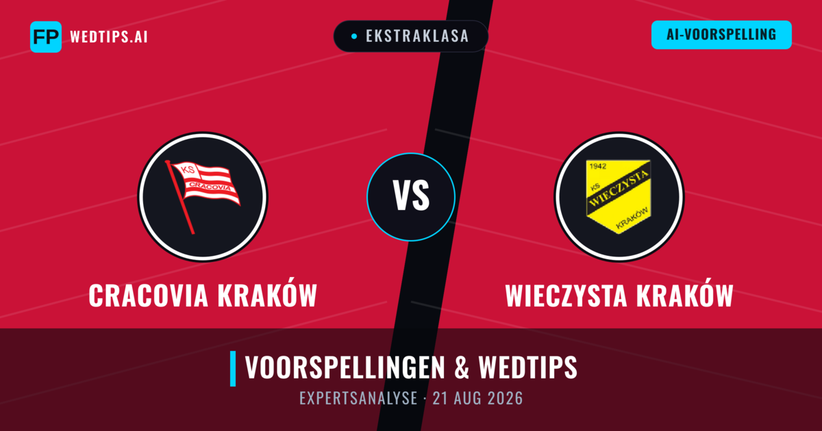 Cracovia Kraków vs Wieczysta Kraków — voorspelling en vooruitblik wedstrijd