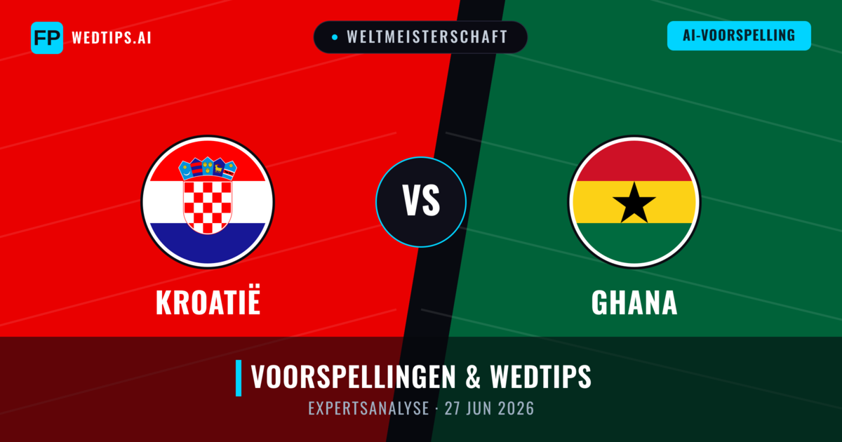 Kroatië vs Ghana — voorspelling en vooruitblik wedstrijd