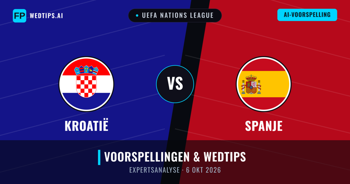 Kroatië vs Spanje — voorspelling en vooruitblik wedstrijd