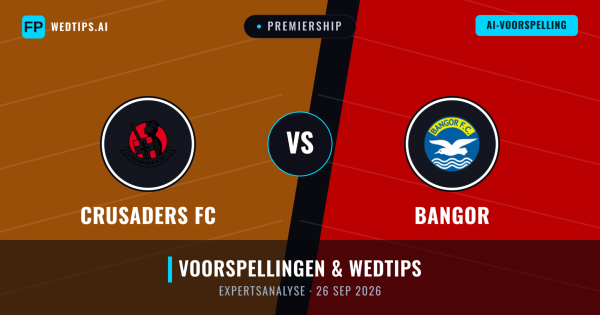 Crusaders FC vs Bangor — voorspelling en vooruitblik wedstrijd