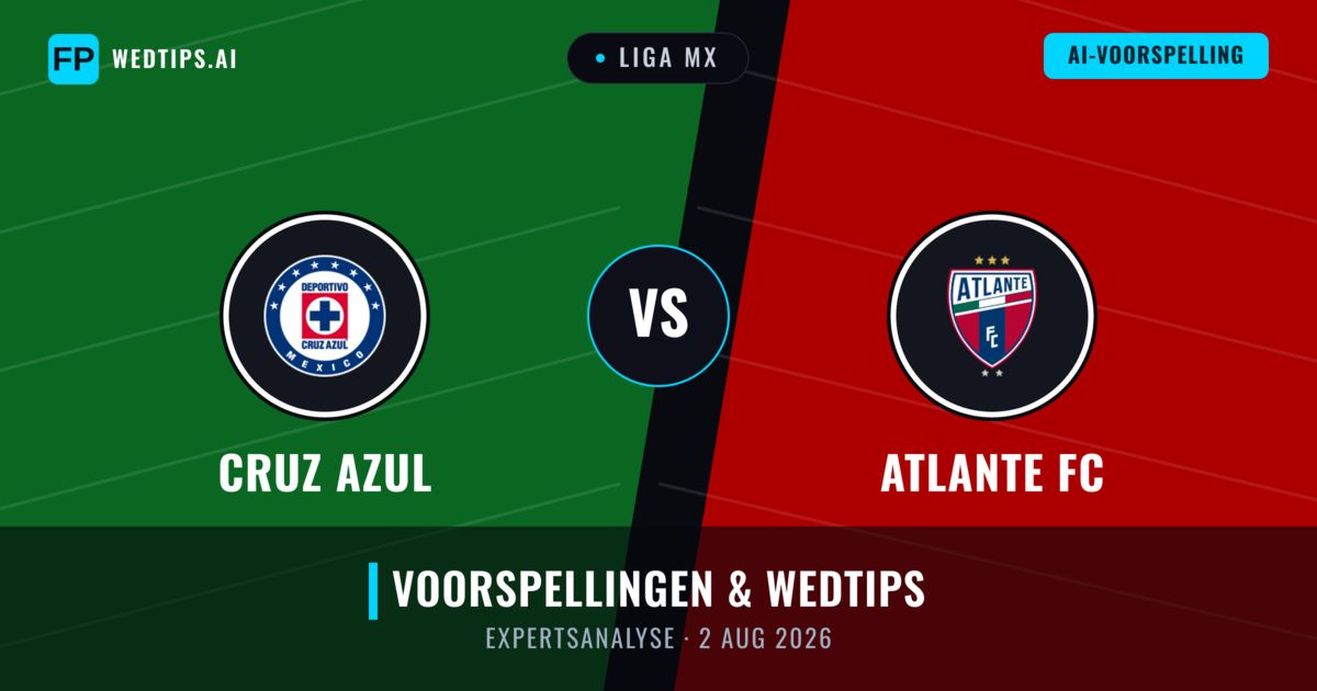 Cruz Azul vs Atlante FC — voorspelling en vooruitblik wedstrijd