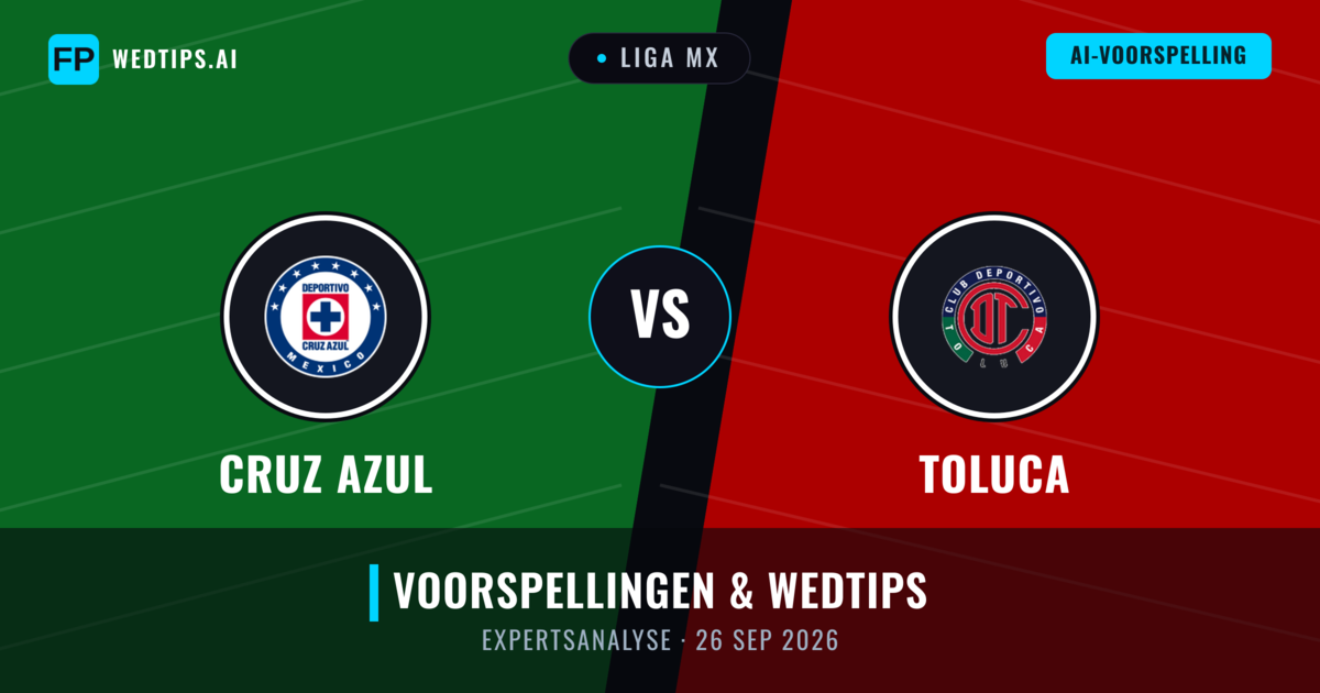 Cruz Azul vs Toluca — voorspelling en vooruitblik wedstrijd