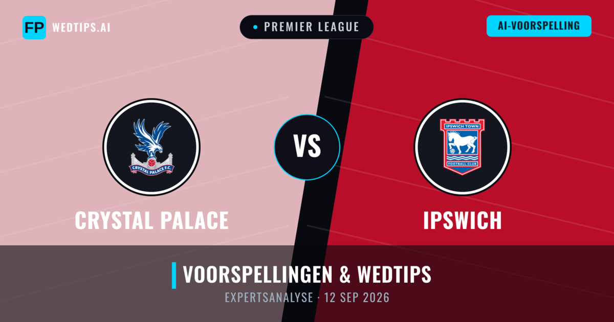 Crystal Palace vs Ipswich — voorspelling en vooruitblik wedstrijd