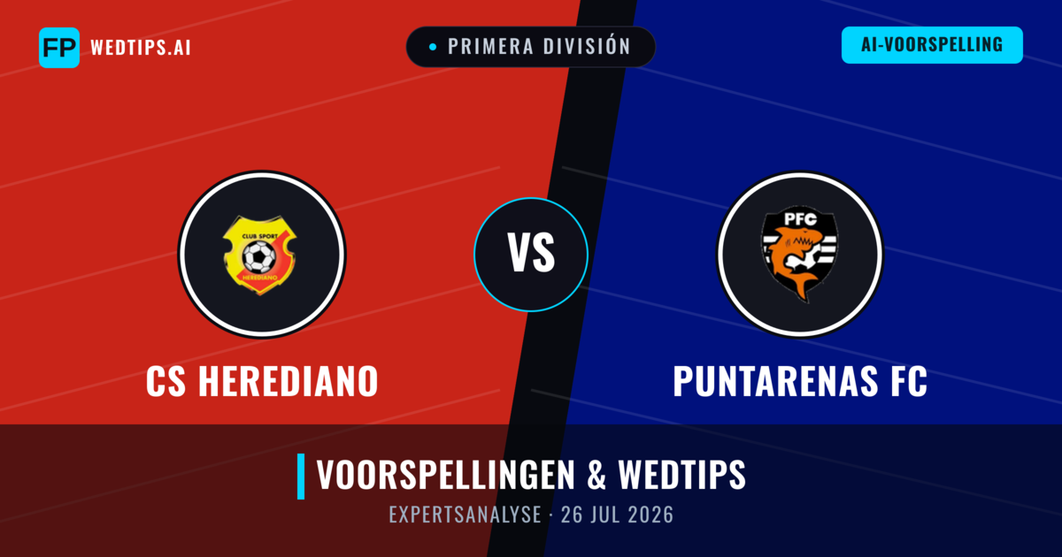 CS Herediano vs Puntarenas FC — voorspelling en vooruitblik wedstrijd