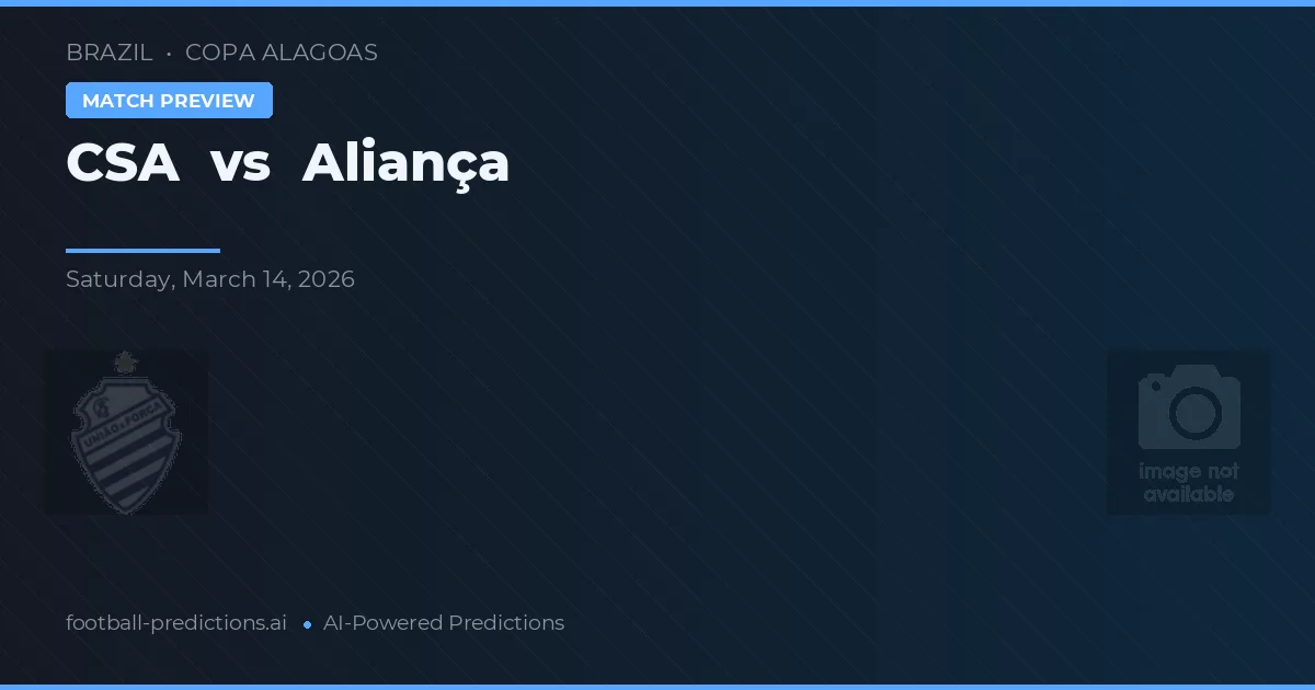 CSA vs Aliança — voorspelling en vooruitblik wedstrijd