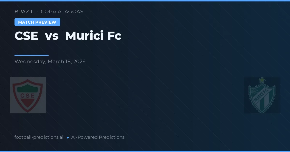 CSE vs Murici FC — voorspelling en vooruitblik wedstrijd